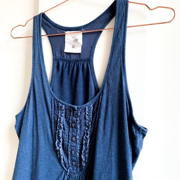 h&m racerback blue tank top size small - Picture 2 of 4